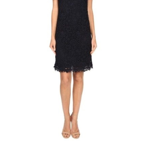 Lauren Ralph Lauren Black Lace Collared Dress - Picture 11 of 13